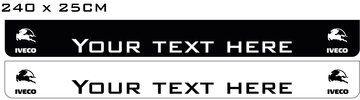 IVECO SPATLAP GROOT - KORT - EIGEN DESIGN